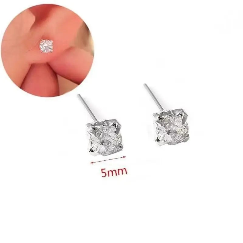 Crystal Pearl Flower Earrings - 925 Silver Needle Stud Earrings for Women