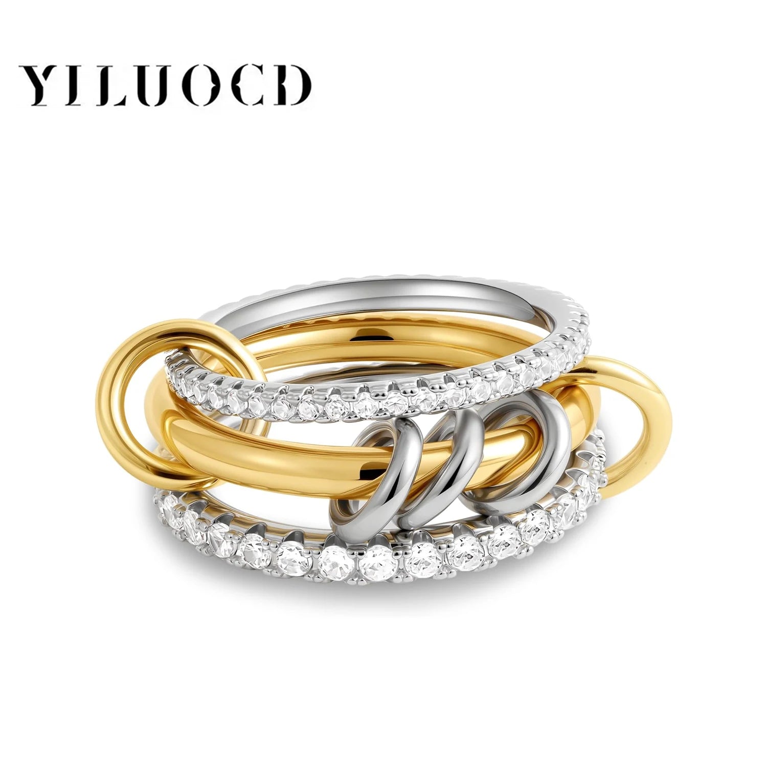 Stainless Steel CZ Rings for Women & Men