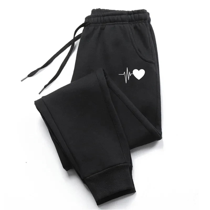 Women's Soft Joggers - Comfortable Fitness Sweatpants Casual Baggy Trousers