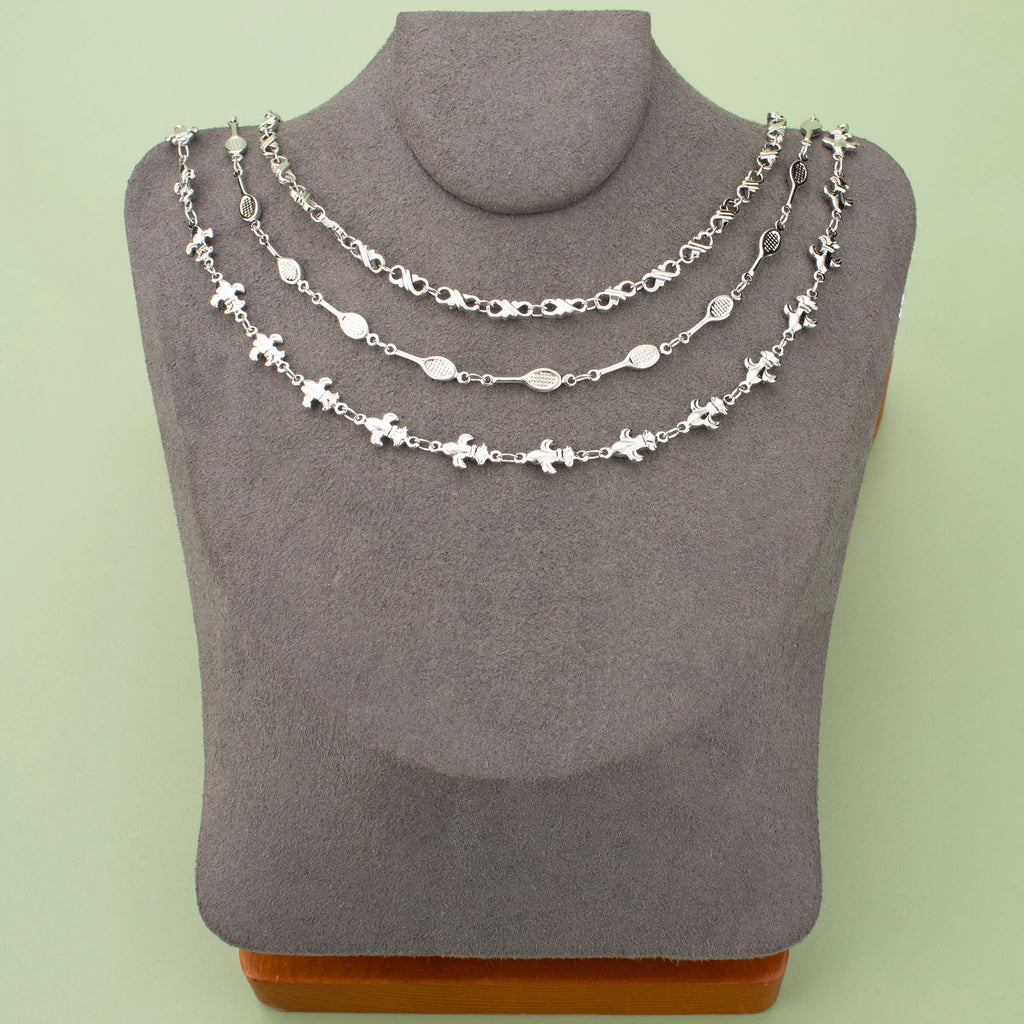 18K Gold Plated Copper Chain for DIY Jewelry Making - 1 Meter